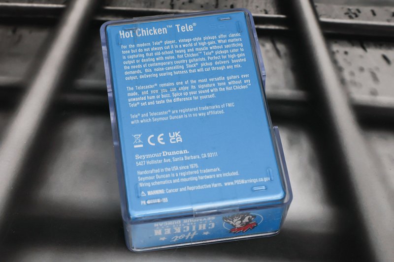 Image 1 of Seymour Duncan Hot Chicken Tele Bridge Pickup - Black