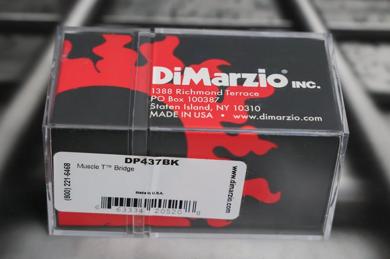 Image 1 of DiMarzio DP437BK Muscle T Bridge Pickup - Black - Tele / Telecaster