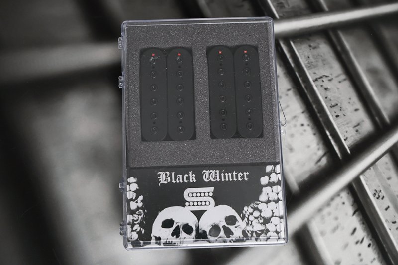 Image 0 of Seymour Duncan Black Winter Humbucker Set - (Matte Black Finish)