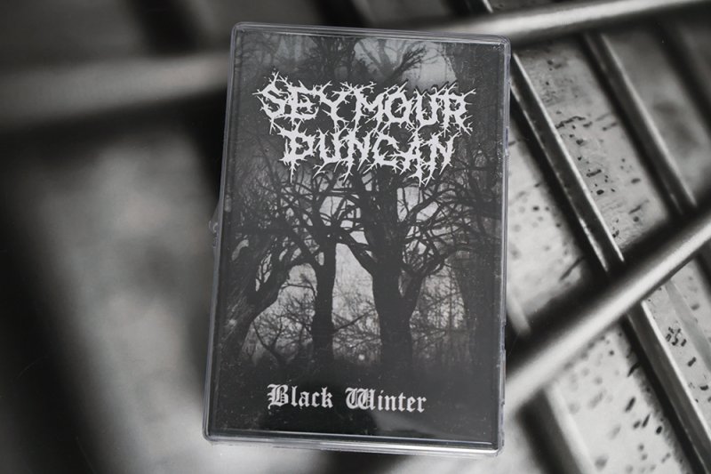 Image 1 of Seymour Duncan Black Winter Humbucker Set - (Matte Black Finish)