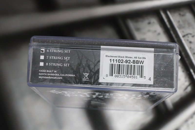 Image 2 of Seymour Duncan Black Winter Humbucker Set - (Matte Black Finish)