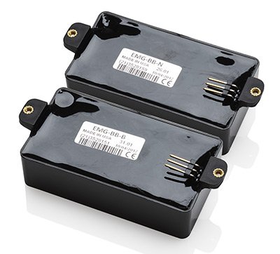 Image 1 of EMG KH-BB/SET Kirk Hammett Bone Breaker Humbucker Set - Black Solderless