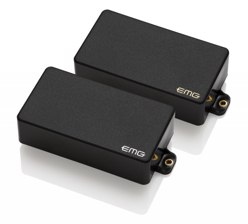 Image 0 of EMG ZW-B Zakk Wylde Signature Humbucker Set *SHORT SHAFT* - Black  Solderless 