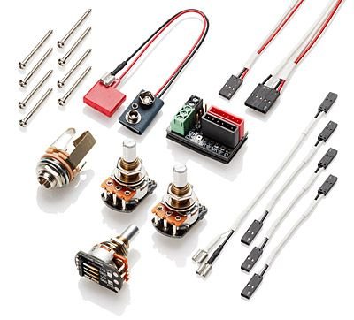 Image 1 of EMG PJ SET Active P/J Bass Set - Black w/ Solderless Install System