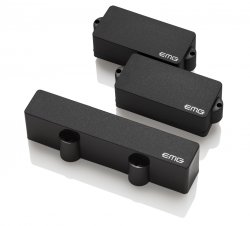 EMG PJ SET Active P/J Bass Set - Black w/ Solderless Install System