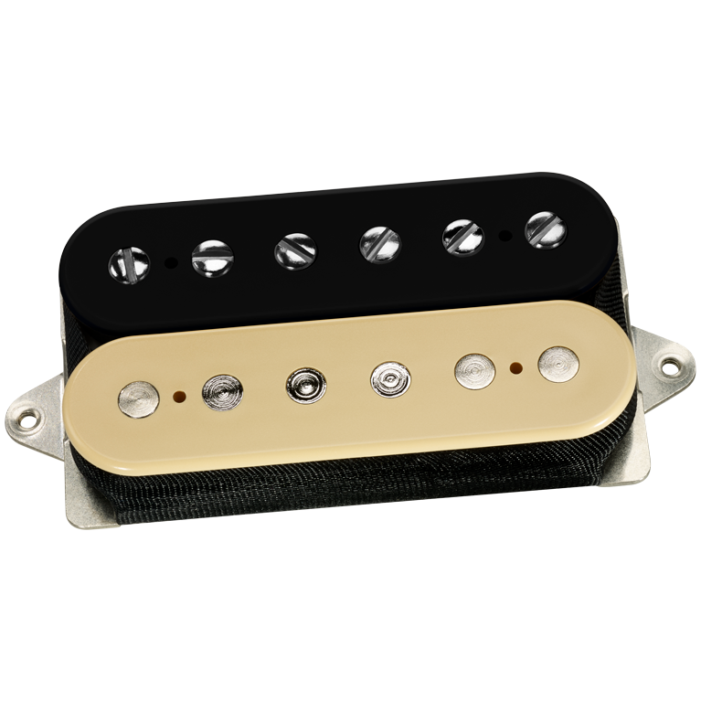 Image 2 of DiMarzio DP223BC PAF 36th Anniversary Bridge Humbucker - Black/Cream / NIckel Po