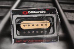 DiMarzio DP223BC PAF 36th Anniversary Bridge Humbucker - Black/Cream / NIckel Po