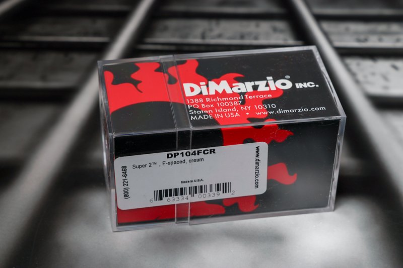 Image 1 of DiMarzio DP104FCR Super 2 F-Spaced Humbucker - Cream / Nickel Pole Pieces