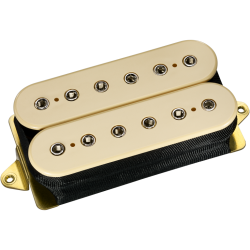 DiMarzio DP104FCR Super 2 F-Spaced Humbucker - Cream / Nickel Pole Pieces