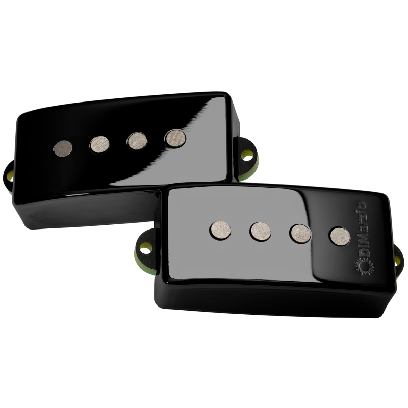 Image 0 of DiMarzio DP124GB Sixties P Bass Pickup - Gloss Black Metal