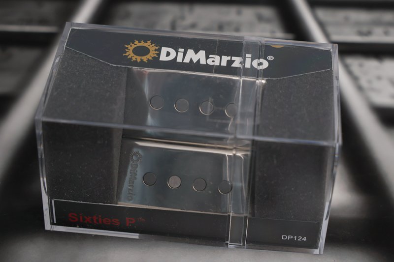 Image 0 of DiMarzio DP124N Sixties P Bass Pickup - Nickel