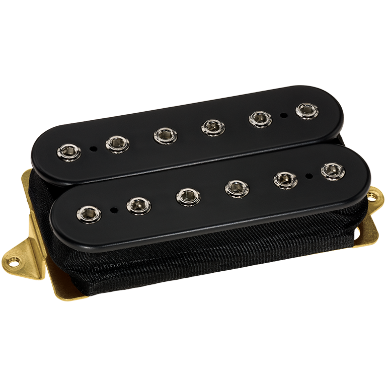 Image 2 of DiMarzio DP151BK+N PAF Pro Humbucker - Black - Nickel Pole Pieces