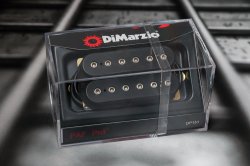 DiMarzio DP151BK+N PAF Pro Humbucker - Black - Nickel Pole Pieces