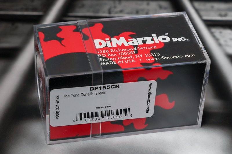 Image 1 of DiMarzio DP155CR The Tone Zone Humbucker - Cream / Nickel Pole Pieces