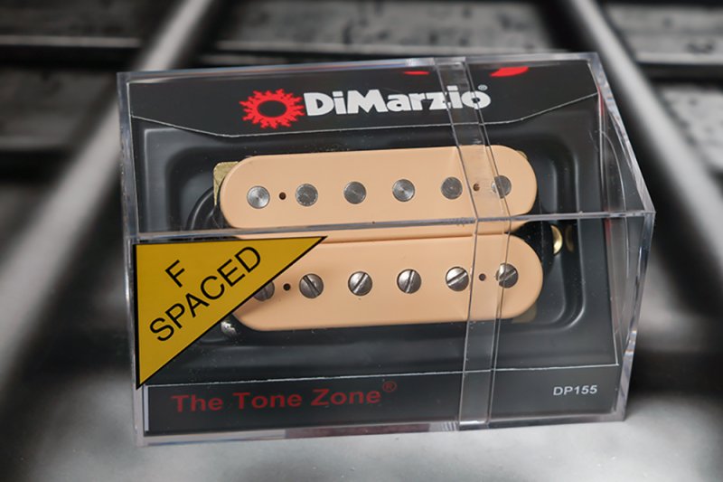 Image 0 of DiMarzio DP155FCR The Tone Zone F-Spaced Humbucker - Cream / Nickel Pole Pieces