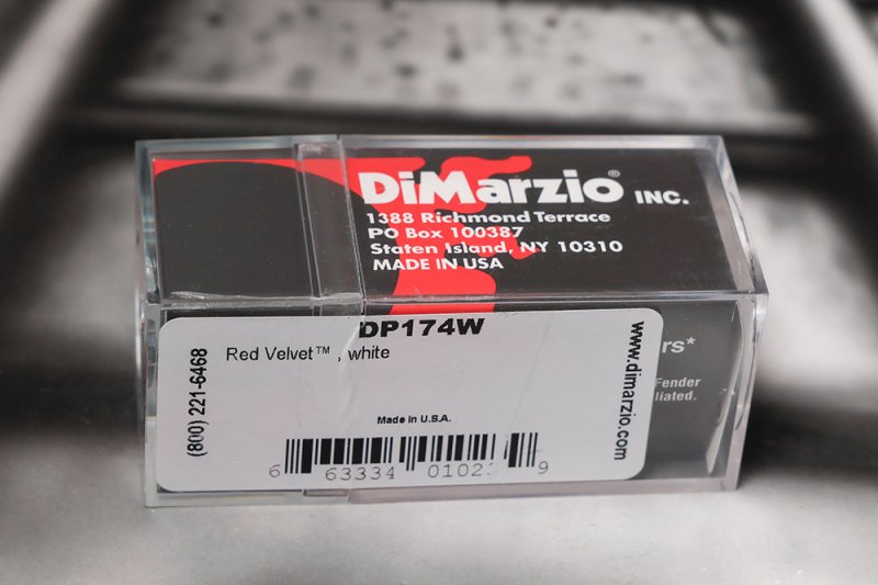 Image 1 of DiMarzio DP174W Red Velvet Strat Pickup - White