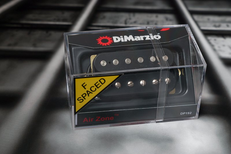 Image 0 of DiMarzio DP192FBK Air Zone F-Spaced Humbucker - Black / Nickel Pole Pieces