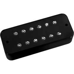 DiMarzio DP210BK The Tone Zone P-90 Soap Bar - Black / Nickel Pole Pieces