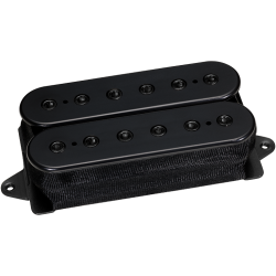 DiMarzio DP215FBK EVO 2 F-Spaced Bridge Humbucker - Black / Black Pole Pieces