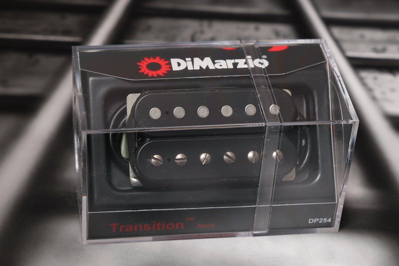 Image 0 of DiMarzio DP254BK Transition Neck Humbucker - Black / Nickel Pole Pieces