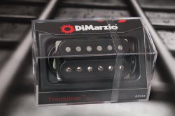 DiMarzio DP254BK Transition Neck Humbucker - Black / Nickel Pole Pieces