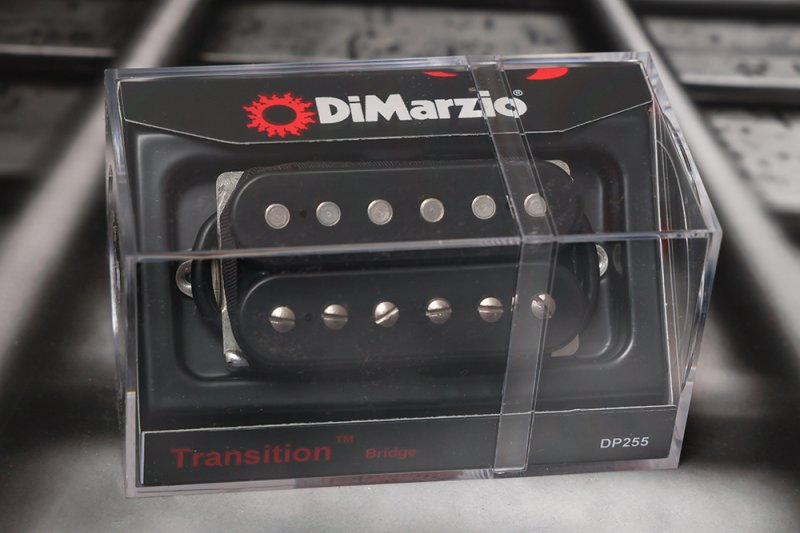 Image 0 of DiMarzio DP255BK Transition Bridge Humbucker - Black / Nickel Pole Pieces