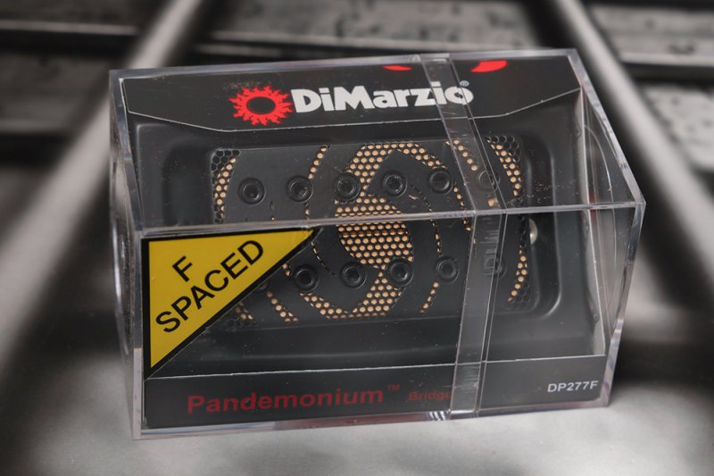 Image 0 of DiMarzio DP277F - Pandemonium Bridge Pickup / Black / Black Pole Pieces / F-Spac