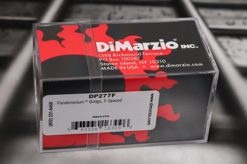 Image 1 of DiMarzio DP277F - Pandemonium Bridge Pickup / Black / Black Pole Pieces / F-Spac