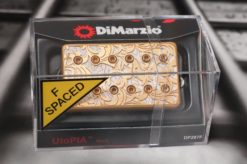 Image 0 of DiMarzio DP287FSGW - UtoPIA Neck White & Gold / F-Spaced