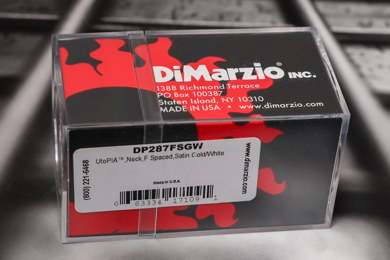 Image 1 of DiMarzio DP287FSGW - UtoPIA Neck White & Gold / F-Spaced