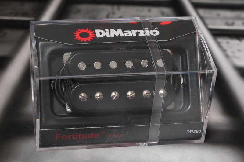 Image 0 of DiMarzio DP290BK Fortitude Bridge Pickup - Black / Nickel Pole Pieces