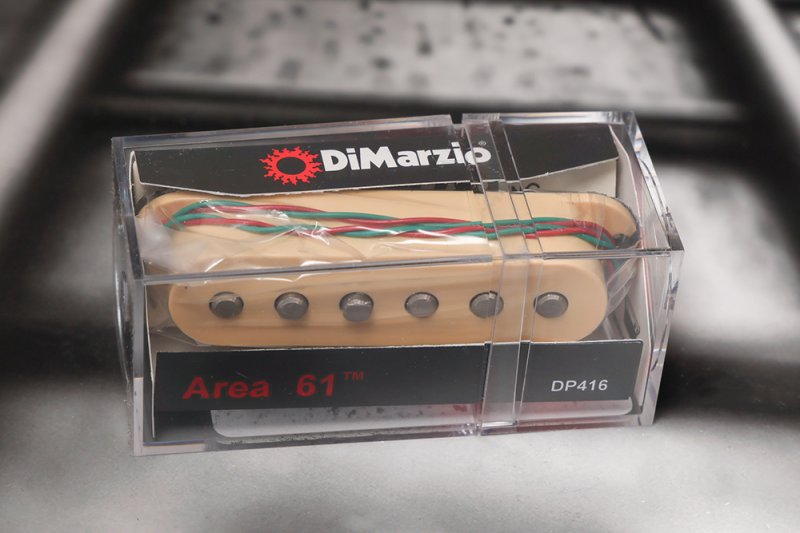 Image 0 of DiMarzio DP416CR Area 61 Single Coil Pickup - Cream