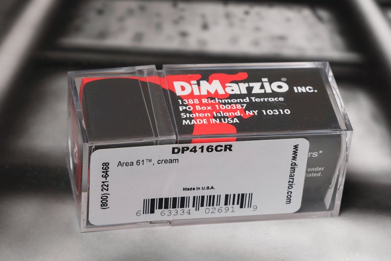 Image 1 of DiMarzio DP416CR Area 61 Single Coil Pickup - Cream