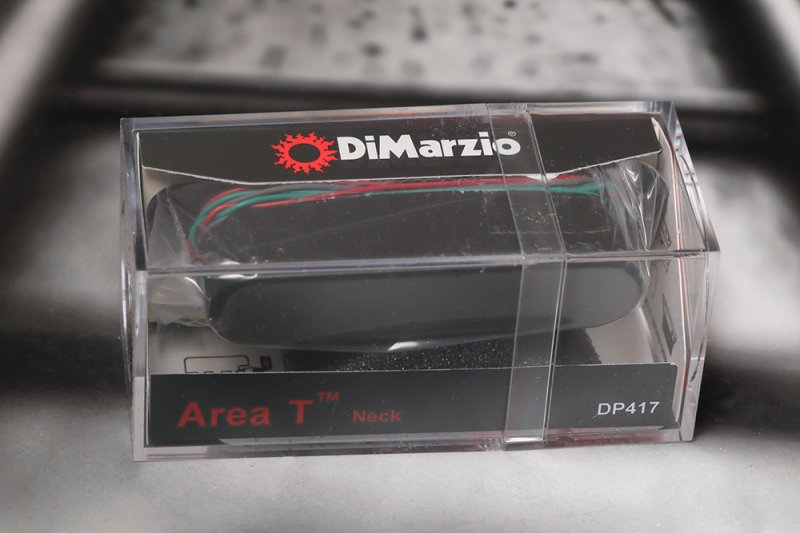 Image 0 of DiMarzio DP417BK Area T Neck Pickup - Black Metal Cover / Tele Telecaster