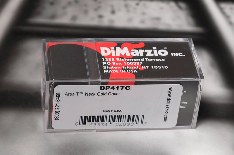 Image 1 of DiMarzio DP417G Area T Telecaster Neck Pickup - Gold Cover