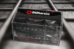 DiMarzio DP549BK Ultra Jazz 5 - Black Pair Pickup Set - Black / Nickel Pole Piec