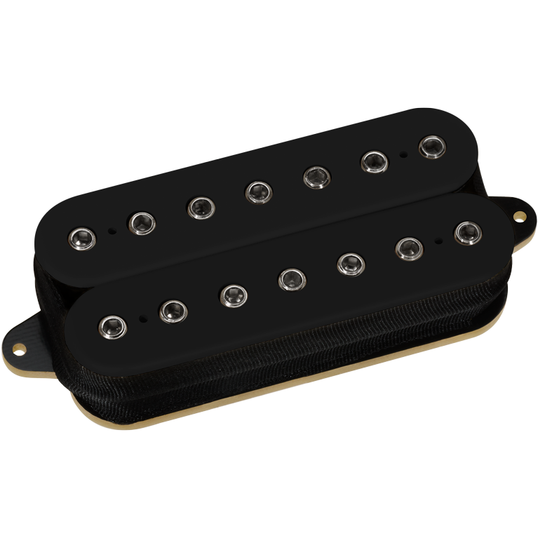 Image 0 of DiMarzio DP714BK Titan 7 String Bridge Humbucker - Black / Nickel Pole Pieces