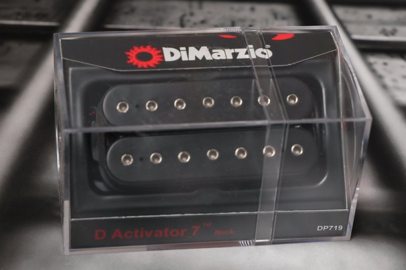 Image 0 of DiMarzio DP719BK D-Activator 7-String Neck Humbucker - Black / Nickel Pole Piece