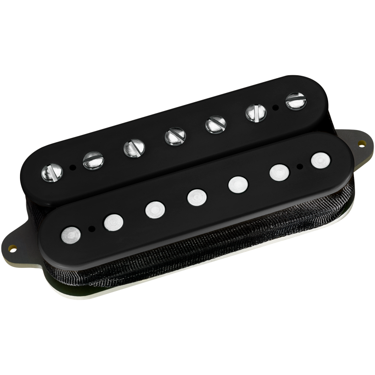 Image 0 of DiMarzio DP757BK Illuminator 7 String Bridge Humbucker - Black / Nickel Pole Pie