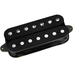 DiMarzio DP757BK Illuminator 7 String Bridge Humbucker - Black / Nickel Pole Pie