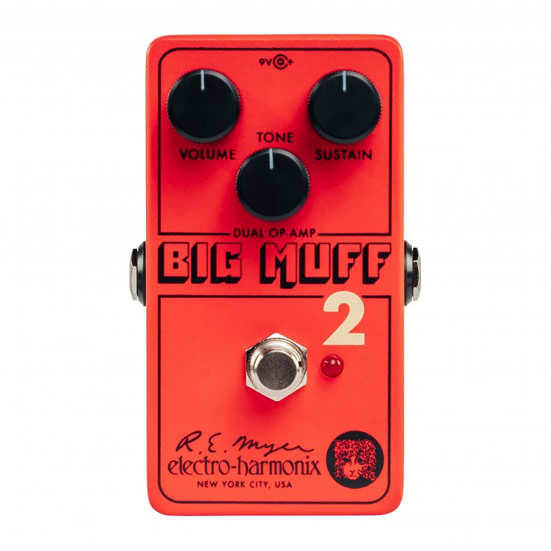 Image 0 of Electro-Harmonix / JHS Nano Big Muff 2 Dual Op-Amp Fuzz - Red / EHX