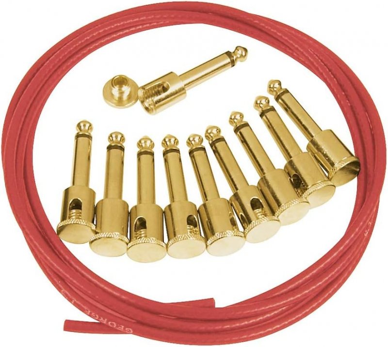 Image 0 of George L's Vintage Red Effects Cable Kit