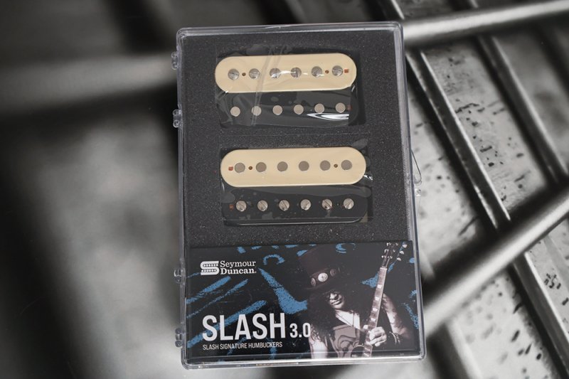 Image 0 of Seymour Duncan Slash 3.0 Pickup Set - Zebra / Reverse Zebra