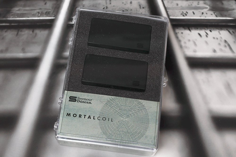 Image 0 of Seymour Duncan MortalCoil Humbucker - Black - Active High Output Pickup Set / Mo