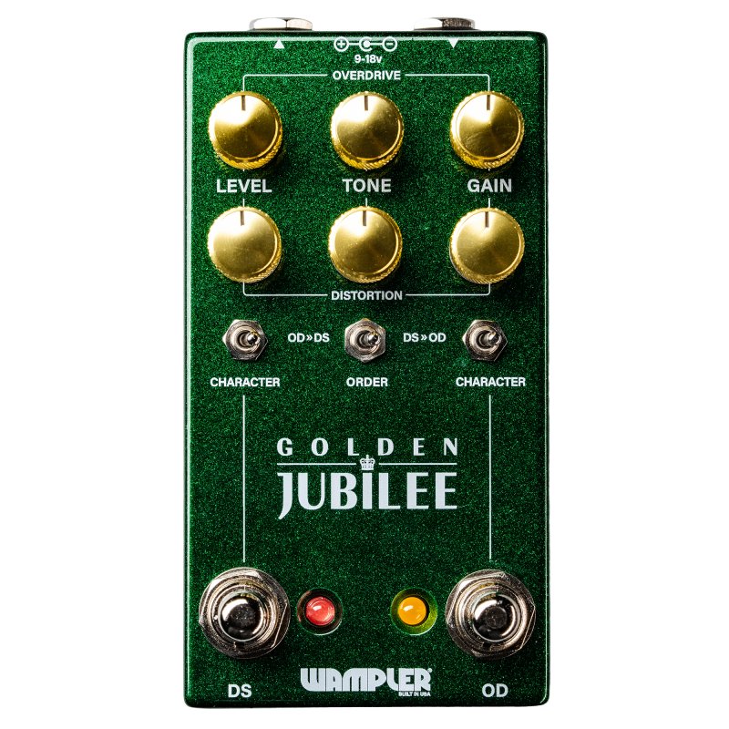 Image 0 of Wampler Golden Jubilee - British and American Overdrive Distortion in One Box!