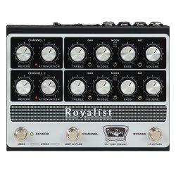 Tone King Royalist Preamp Pedal - Tri Tube High Voltage British Tones