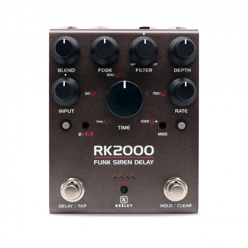 Image 0 of Keeley RK2000 Funk Siren Delay - Trey Anastasio Ambient Loop Delay Pedal