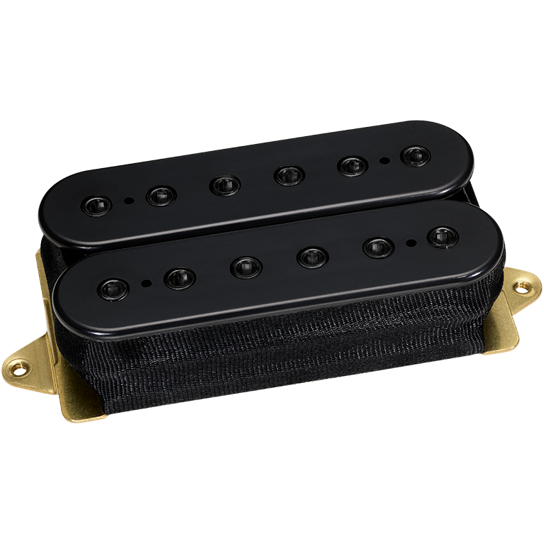 Image 0 of DiMarzio DP100BK+BK Super Distortion - Black / Black Pole Pieces / Standard spac