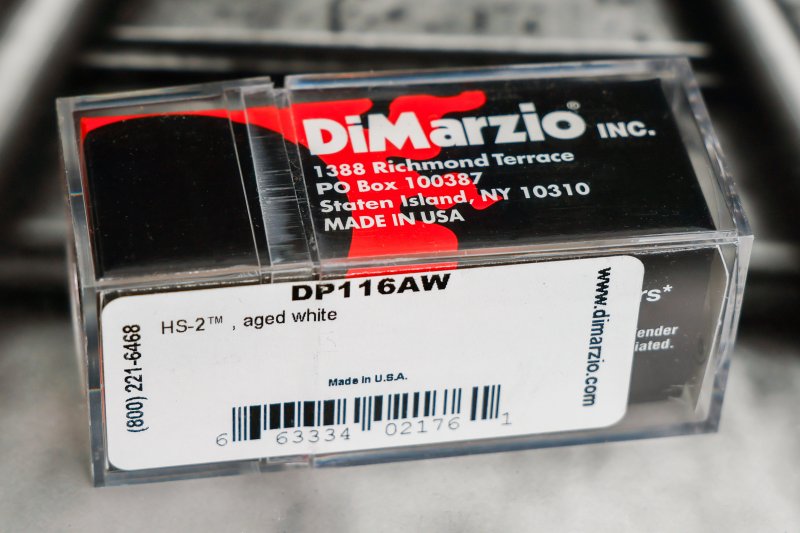 Image 1 of DiMarzio DP116AW HS-2 Stratocaster Pickup - Aged White / Nickel Pole Pieces