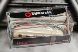 DiMarzio DP116AW HS-2 Stratocaster Pickup - Aged White / Nickel Pole Pieces